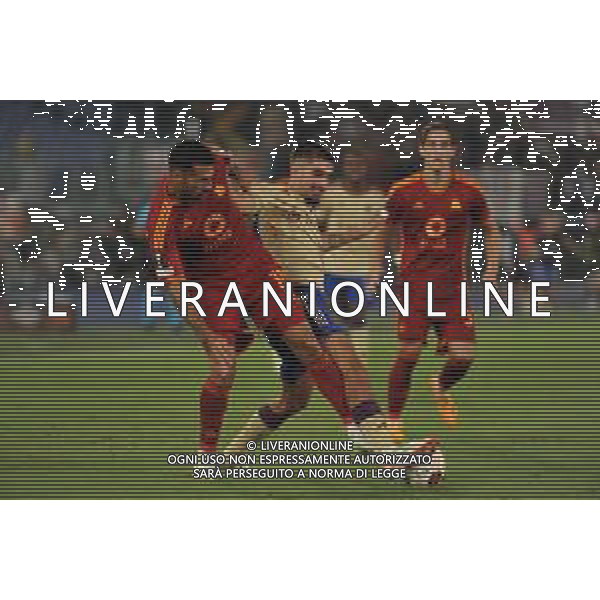 Roma vs Servette - Europa League - 2 giornata - Stadio Olimpico - Roma 05-10-2023 nella foto Celik e Antunes ©Federico Gaetano / AGENZIA ALDO LIVERANI SAS