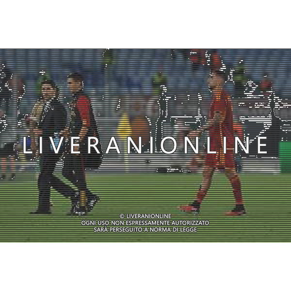 Roma vs Servette - Europa League - 2 giornata - Stadio Olimpico - Roma 05-10-2023 nella foto Infortunio Lorenzo Pellegrini ©Federico Gaetano / AGENZIA ALDO LIVERANI SAS