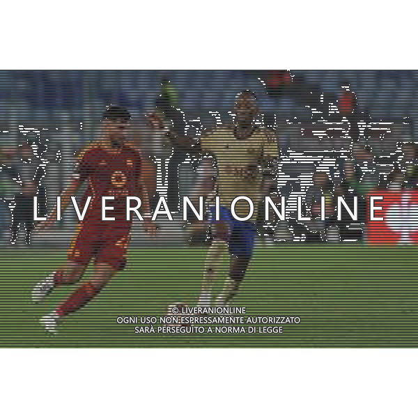 Roma vs Servette - Europa League - 2 giornata - Stadio Olimpico - Roma 05-10-2023 nella foto Aouar e Bedia ©Federico Gaetano / AGENZIA ALDO LIVERANI SAS