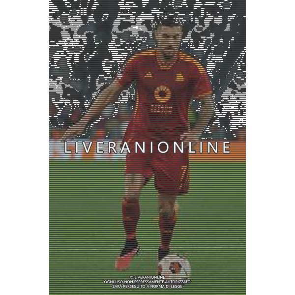 Roma vs Servette - Europa League - 2 giornata - Stadio Olimpico - Roma 05-10-2023 nella foto Lorenzo Pellegrini FOTO FEDERICO GAETANO-AG ALDO LIVERANI SAS