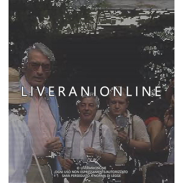 DIAP-RETROSPETTIVA GREGORY PECK ATTORE NELLA FOTO GREGORY PECK A VENEZIA NELL\'ANNO 1983 AG ALDO LIVERANI SAS 