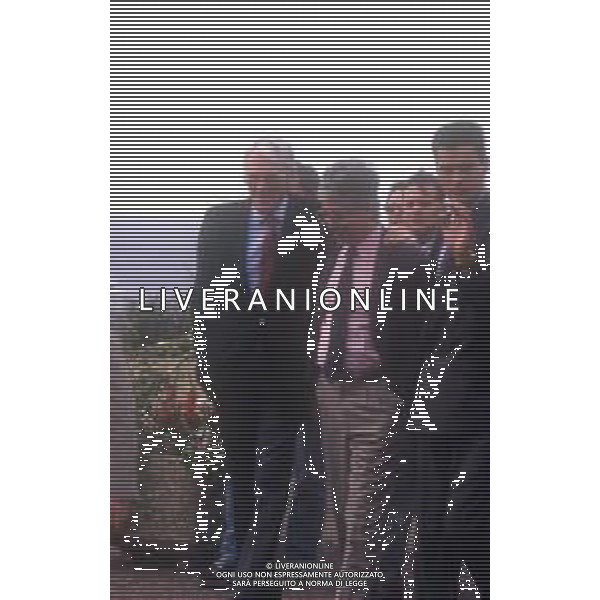 DIAP-RETROSPETTIVA GREGORY PECK ATTORE NELLA FOTO GREGORY PECK A CANNES NELL\'ANNO 1989 AG ALDO LIVERANI SAS 