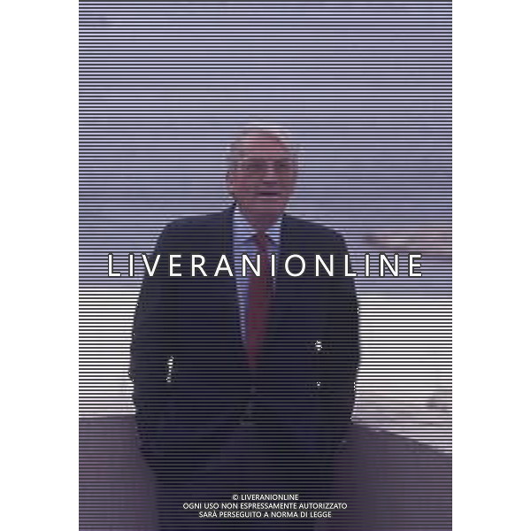 DIAP-RETROSPETTIVA GREGORY PECK ATTORE NELLA FOTO GREGORY PECK A CANNES NELL\'ANNO 1989 AG ALDO LIVERANI SAS 