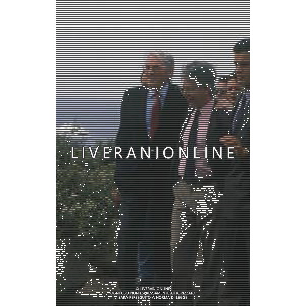 DIAP-RETROSPETTIVA GREGORY PECK ATTORE NELLA FOTO GREGORY PECK A CANNES NELL\'ANNO 1989 AG ALDO LIVERANI SAS 