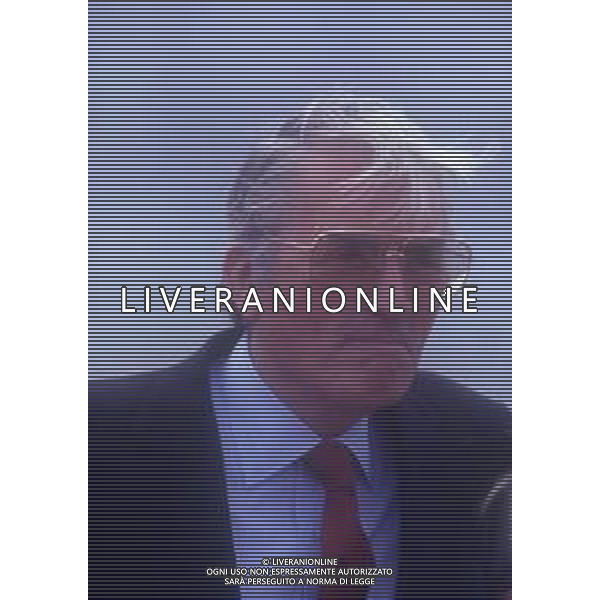 DIAP-RETROSPETTIVA GREGORY PECK ATTORE NELLA FOTO GREGORY PECK A CANNES NELL\'ANNO 1989 AG ALDO LIVERANI SAS 