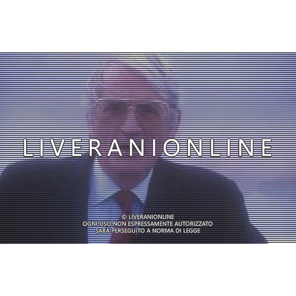 DIAP-RETROSPETTIVA GREGORY PECK ATTORE NELLA FOTO GREGORY PECK A CANNES NELL\'ANNO 1989 AG ALDO LIVERANI SAS 