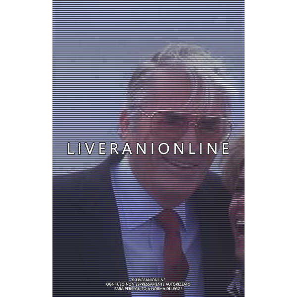 DIAP-RETROSPETTIVA GREGORY PECK ATTORE NELLA FOTO GREGORY PECK A CANNES NELL\'ANNO 1989 AG ALDO LIVERANI SAS 