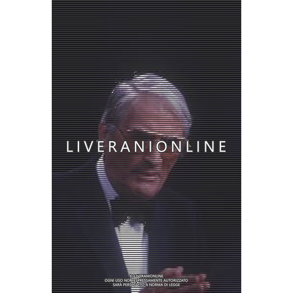 DIAP-RETROSPETTIVA GREGORY PECK ATTORE NELLA FOTO GREGORY PECK A CANNES NELL\'ANNO 1989 AG ALDO LIVERANI SAS 