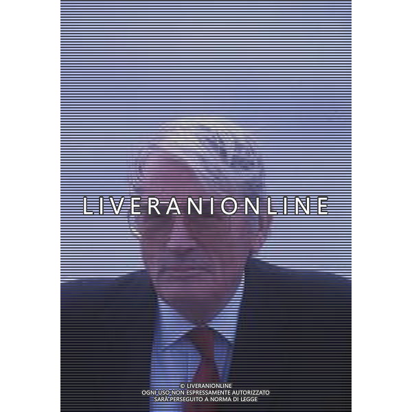DIAP-RETROSPETTIVA GREGORY PECK ATTORE NELLA FOTO GREGORY PECK A CANNES NELL\'ANNO 1989 AG ALDO LIVERANI SAS 