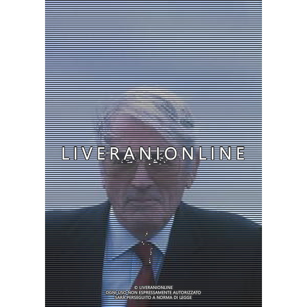DIAP-RETROSPETTIVA GREGORY PECK ATTORE NELLA FOTO GREGORY PECK A CANNES NELL\'ANNO 1989 AG ALDO LIVERANI SAS 