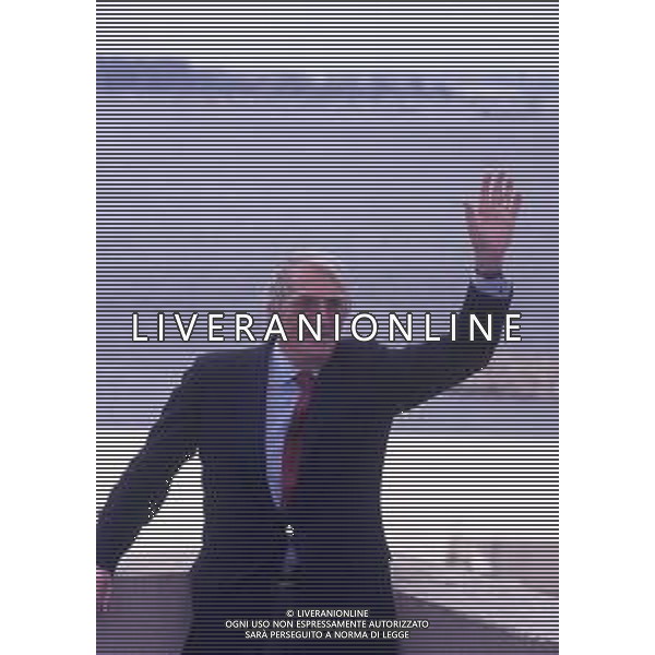 DIAP-RETROSPETTIVA GREGORY PECK ATTORE NELLA FOTO GREGORY PECK A CANNES NELL\'ANNO 1989 AG ALDO LIVERANI SAS 