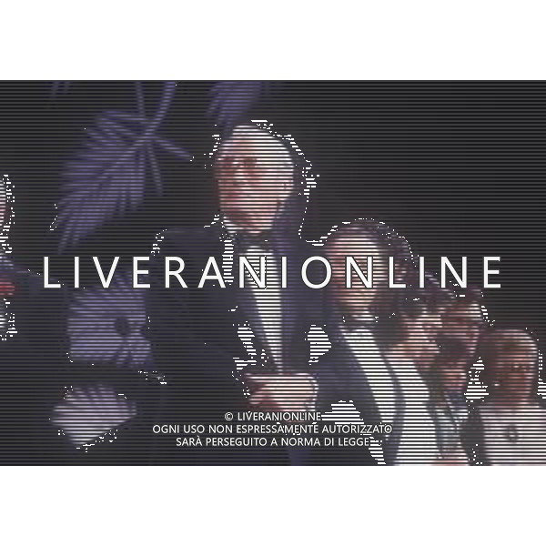 DIAP-RETROSPETTIVA GREGORY PECK ATTORE NELLA FOTO GREGORY PECK A CANNES NELL\'ANNO 1989 AG ALDO LIVERANI SAS 