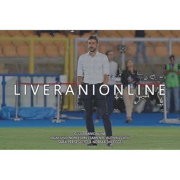 coach Alessio Dionisi of US Sassuolo during the Italian soccer Serie A match US Lecce vs US Sassuolo on October 06, 2023 at Via del Mare Stadium in Lecce, Italy. Photo by Emmanuele Mastrodonato/ag. Aldo Liverani sas / AGENZIA ALDO LIVERANI SAS