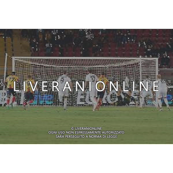 Domenico Berardi of US Sassuolo scores a goal of 0-1 during the Italian soccer Serie A match US Lecce vs US Sassuolo on October 06, 2023 at Via del Mare Stadium in Lecce, Italy. Photo by Emmanuele Mastrodonato/ag. Aldo Liverani sas / AGENZIA ALDO LIVERANI SAS