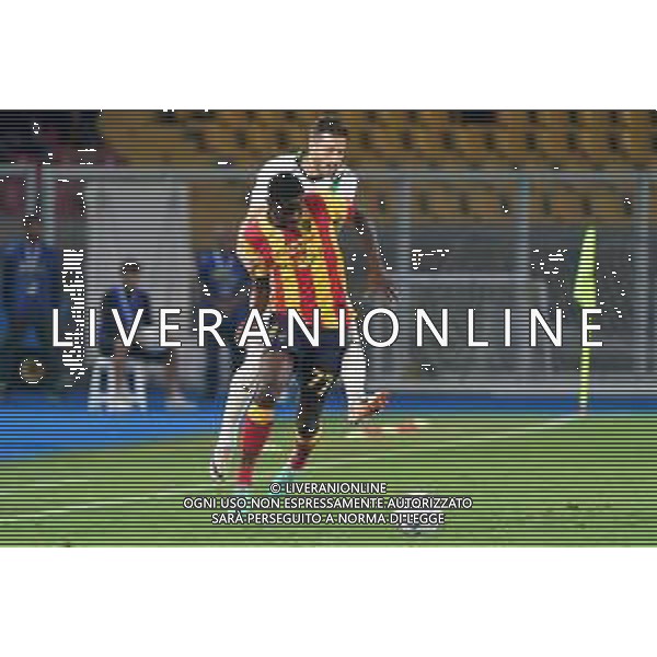 Mohamed Kaba (US Lecce) and Matias Vina of US Sassuolo during the Italian soccer Serie A match US Lecce vs US Sassuolo on October 06, 2023 at Via del Mare Stadium in Lecce, Italy. Photo by Emmanuele Mastrodonato/ag. Aldo Liverani sas / AGENZIA ALDO LIVERANI SAS