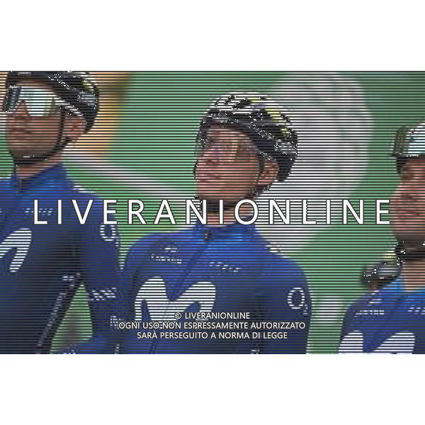 07-10-2023 Giro Di Lombardia; 2023, Movistar; Mas, Enric; Como; ©SIROTTI / AGENZIA ALDO LIVERANI SAS