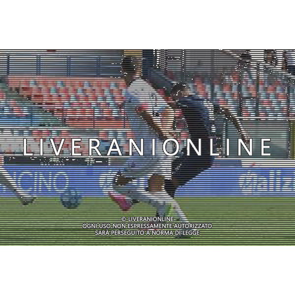 Serie B 2023-2023 Stadio San Vito-Gigi Marulla 7 Ottobre 2023 Nella foto: Tiro gol Francesco Forte - COSENZA - LECCO Campionato Calcio Serie B 07.10.2023 ©Andrea Rosito / AGENZIA ALDO LIVERANI SAS