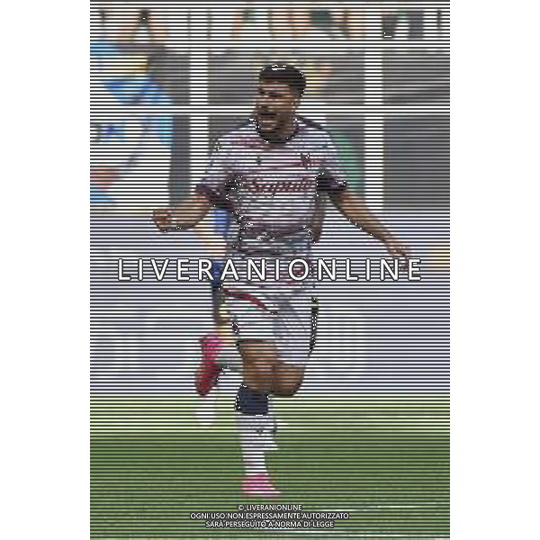 Inter vs Bologna nella foto Riccardo Orsolini (Bologna) esulta dopo il gol dell\'1 a 2 Milano 07-10-2023 Stadio Giuseppe Meazza - San Siro Campionato Serie A TIM - 8a giornata foto Roberto Garavaglia/ag. Aldo Liverani sas/ AGENZIA ALDO LIVERANI SAS