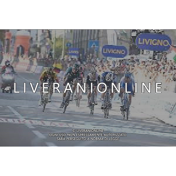 07-10-2023 Giro Di Lombardia; 2023, Soudal - Quickstep; 2023, Jumbo - Visma; 2023, Bora - Hansgrohe; 2023, Uae Emirates; 2023, Jayco - Alula; Bagioli, Andrea; Roglic, Primoz; Vlasov, Aleksandr; Yates, Adam; Yates, Simon; Bergamo; ©SIROTTI / AGENZIA ALDO LIVERANI SAS