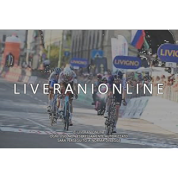 07-10-2023 Giro Di Lombardia; 2023, Israel - Premier Tech; 2023, Ag2r - Citroen; Schultz, Nicholas; Berthet, Clement; Bergamo; ©SIROTTI / AGENZIA ALDO LIVERANI SAS