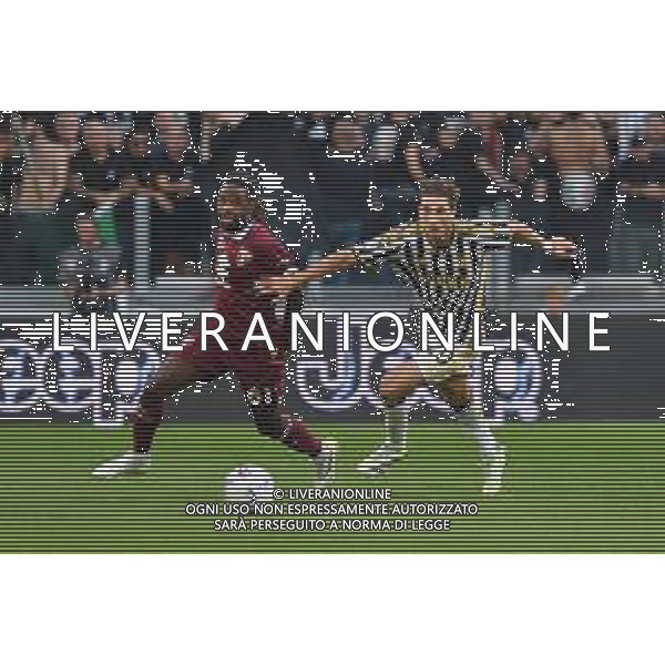 Torino 07.10.2023 Allianz Stadium @Manuela Viganti/Ag. Aldo Liverani sas Juventus vs Torino Campionato Calcio Serie A TIM 2023/2024 8a giornata Nella foto: adrien tameze e fabio mretti ©Viganti / AGENZIA ALDO LIVERANI SAS