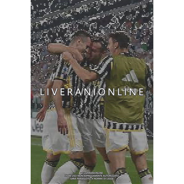Torino 07.10.2023 Allianz Stadium @Manuela Viganti/Ag. Aldo Liverani sas Juventus vs Torino Campionato Calcio Serie A TIM 2023/2024 8a giornata Nella foto: esultanza arkadiusz milik e federico gatti dopo il gol ©VIGANTI / AGENZIA ALDO LIVERANI SAS
