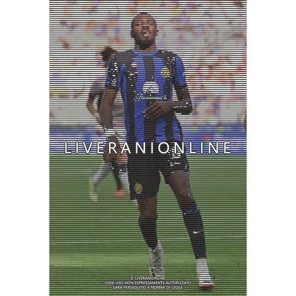 Inter vs Bologna nella foto Marcus Thuram (Inter) Milano 07-10-2023 Stadio Giuseppe Meazza - San Siro Campionato Serie A TIM - 8a giornata foto Roberto Garavaglia/ag. Aldo Liverani sas