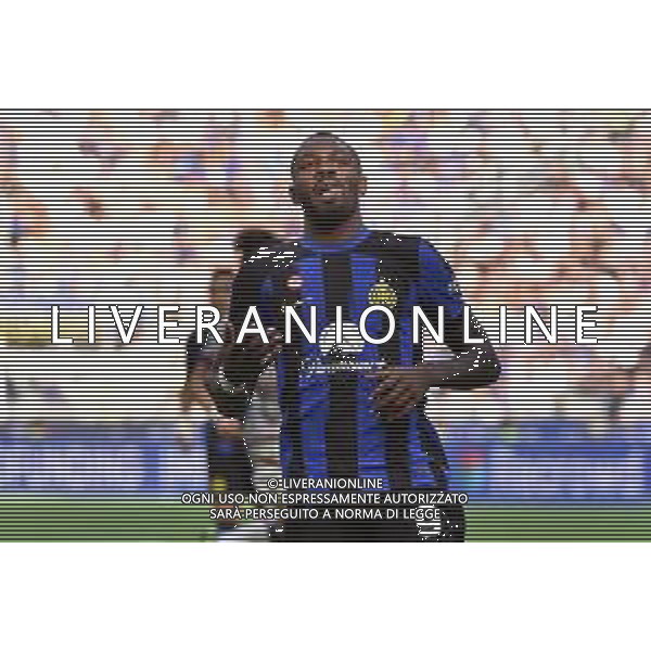 Inter vs Bologna nella foto Marcus Thuram (Inter) Milano 07-10-2023 Stadio Giuseppe Meazza - San Siro Campionato Serie A TIM - 8a giornata foto Roberto Garavaglia/ag. Aldo Liverani sas