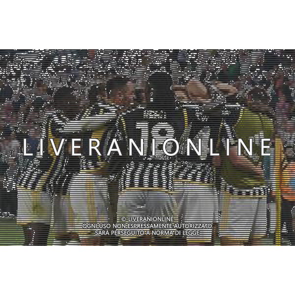 Torino 07.10.2023 Allianz Stadium @Manuela Viganti/Ag. Aldo Liverani sas Juventus vs Torino Campionato Calcio Serie A TIM 2023/2024 8a giornata Nella foto: esultanza juventus dopo il gol di arkadiusz milik