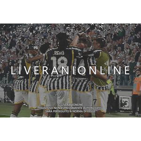 Torino 07.10.2023 Allianz Stadium @Manuela Viganti/Ag. Aldo Liverani sas Juventus vs Torino Campionato Calcio Serie A TIM 2023/2024 8a giornata Nella foto: esultanza juventus dopo il gol di arkadiusz milik