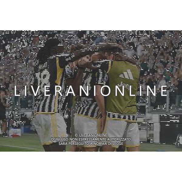 Torino 07.10.2023 Allianz Stadium @Manuela Viganti/Ag. Aldo Liverani sas Juventus vs Torino Campionato Calcio Serie A TIM 2023/2024 8a giornata Nella foto: esultanza juventus dopo il gol di arkadiusz milik