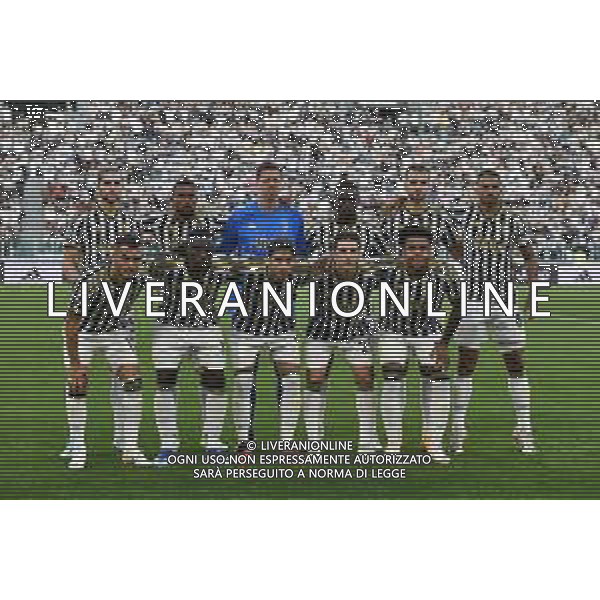 Torino 07.10.2023 Allianz Stadium @Manuela Viganti/Ag. Aldo Liverani sas Juventus vs Torino Campionato Calcio Serie A TIM 2023/2024 8a giornata Nella foto: la formazione della juventus da sx verso dx: adrien rabiot, gleison bremer, wojciech szczesny, timothy weah, federico gatti, danilo, filip kostic, moise kean, manuel locatelli, fabio miretti, weston mckennie