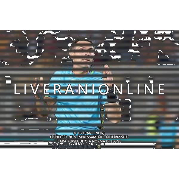 the Referee Juan Luca Sacchi of Macerata during the Italian soccer Serie A match US Lecce vs US Sassuolo on October 06, 2023 at Via del Mare Stadium in Lecce, Italy. Photo by Emmanuele Mastrodonato/ag. Aldo Liverani sas