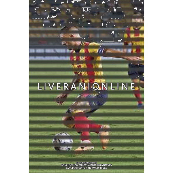 Gabriel Strefezza (US Lecce) during the Italian soccer Serie A match US Lecce vs US Sassuolo on October 06, 2023 at Via del Mare Stadium in Lecce, Italy. Photo by Emmanuele Mastrodonato/ag. Aldo Liverani sas