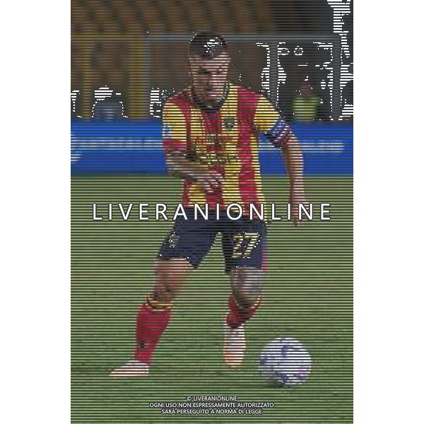 Gabriel Strefezza (US Lecce) during the Italian soccer Serie A match US Lecce vs US Sassuolo on October 06, 2023 at Via del Mare Stadium in Lecce, Italy. Photo by Emmanuele Mastrodonato/ag. Aldo Liverani sas