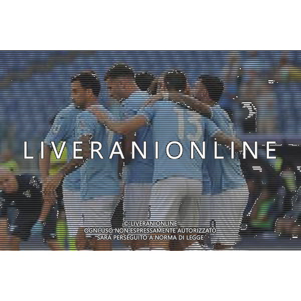 Lazio vs Atalanta - Campionato Serie A TIM - 8 giornata - Stadio Olimpico - Roma 08-10-2023 nella foto Esultanza Lazio FOTO FEDERICOO GAETANO-AG ALDO LIVERANI SAS