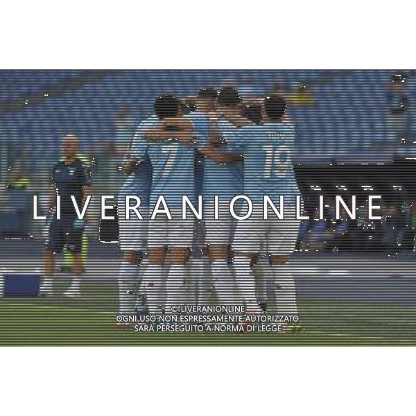 Lazio vs Atalanta - Campionato Serie A TIM - 8 giornata - Stadio Olimpico - Roma 08-10-2023 nella foto Esultanza Lazio FOTO FEDERICOO GAETANO-AG ALDO LIVERANI SAS