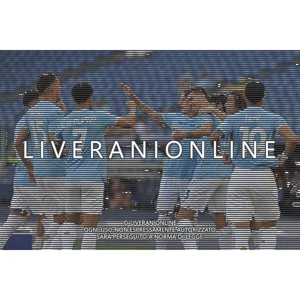 Lazio vs Atalanta - Campionato Serie A TIM - 8 giornata - Stadio Olimpico - Roma 08-10-2023 nella foto Esultanza Lazio FOTO FEDERICOO GAETANO-AG ALDO LIVERANI SAS