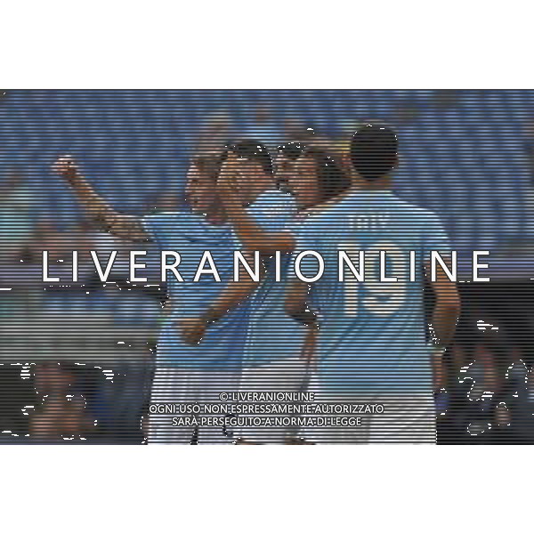 Lazio vs Atalanta - Campionato Serie A TIM - 8 giornata - Stadio Olimpico - Roma 08-10-2023 nella foto Esultanza Lazio FOTO FEDERICOO GAETANO-AG ALDO LIVERANI SAS