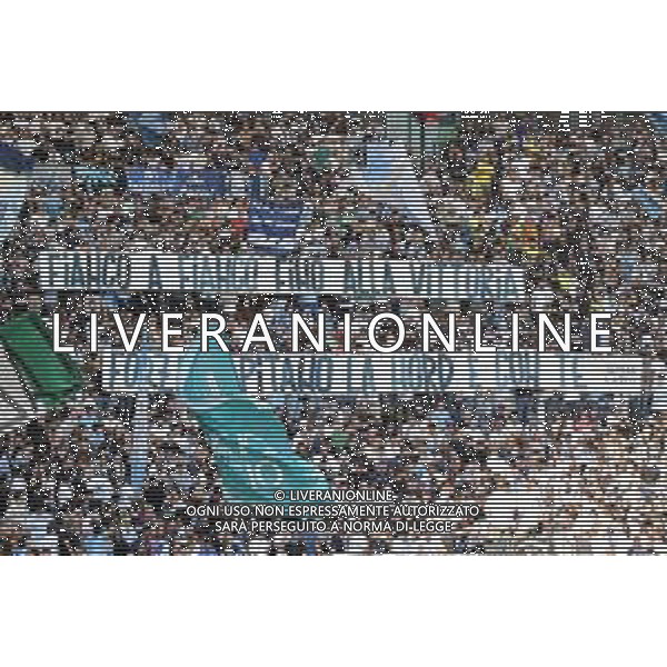 Lazio vs Atalanta - Campionato Serie A TIM - 8 giornata - Stadio Olimpico - Roma 08-10-2023 nella foto Striscione curva nord per Immobile FOTO FEDERICOO GAETANO-AG ALDO LIVERANI SAS