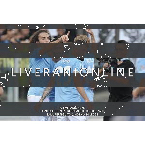 Lazio vs Atalanta - Campionato Serie A TIM - 8 giornata - Stadio Olimpico - Roma 08-10-2023 nella foto Esultanza Lazio FOTO FEDERICOO GAETANO-AG ALDO LIVERANI SAS