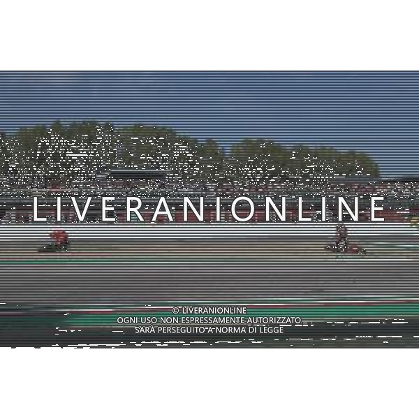 IMOLA 08 10 2023 AUTODROMO ENZO E DINO FERRARI CAMPIONATO ITALIANO VELOCITA\' SUPERBIKE GARA DUE VINTA DA ALESSANDRO DELBIANCO LORENZO ZANETTI CAMPIONE ITALIANO NELLA FOTO CADUTA DI LORENZO ZANETTI E MICHELE PIRRO FOTO GIANNI SANNA-AG ALDO LIVERANI SAS