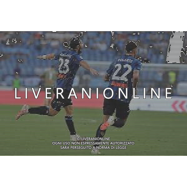 Lazio vs Atalanta - Campionato Serie A TIM - 8 giornata - Stadio Olimpico - Roma 08-10-2023 nella foto Esultanza Kolasinac FOTO FEDERICO GAETANO-AG ALDO LIVERANI SAS