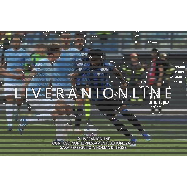 Lazio vs Atalanta - Campionato Serie A TIM - 8 giornata - Stadio Olimpico - Roma 08-10-2023 nella foto Lookman e Rovella FOTO FEDERICO GAETANO-AG ALDO LIVERANI SAS