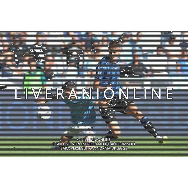 Lazio vs Atalanta - Campionato Serie A TIM - 8 giornata - Stadio Olimpico - Roma 08-10-2023 nella foto Romagnoli e De Ketelaere FOTO FEDERICO GAETANO-AG ALDO LIVERANI SAS