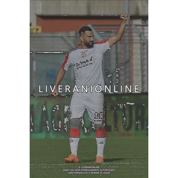 TVRG Como vs Cremonese nella foto Massimo Coda (Cremonese) esulta dopo il gol dell\'1 a 0 Como 08-10-2023 Stadio Giuseppe Sinigaglia Campionato Serie BKT - 9a giornata foto Roberto Garavaglia/ag. Aldo Liverani sas/ AGENZIA ALDO LIVERANI SAS