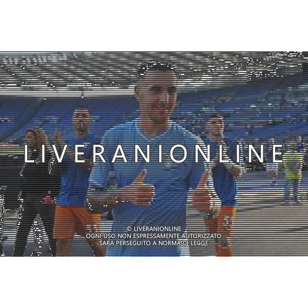 Lazio vs Atalanta - Campionato Serie A TIM - 8 giornata - Stadio Olimpico - Roma 08-10-2023 nella foto Esultanza Vecino a fine gara ©Federico Gaetano / AGENZIA ALDO LIVERANI SAS