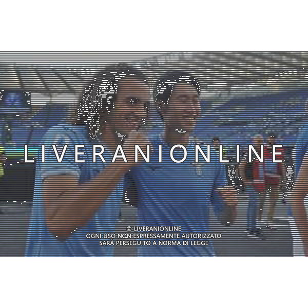 Lazio vs Atalanta - Campionato Serie A TIM - 8 giornata - Stadio Olimpico - Roma 08-10-2023 nella foto Guendouzi e Kamada esultanza a fine gara ©Federico Gaetano / AGENZIA ALDO LIVERANI SAS