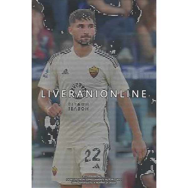 8-10-2023. Cagliari calcio-A.S. Roma. 8° giornata campionato calcio italiano Serie A 2023/2024, Stadio Unipol Domus Cagliari. Foto Salvatore Moi/Agenzia Aldo Liverani s.a.s. Nella foto: Gol ed esultanza Roma in trasferta contro il Cagliari, nello stadio Unipol Domus di Cagliari. Segna: Houssem Aouar Roma ©MOI SALVATORE / AGENZIA ALDO LIVERANI SAS