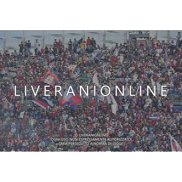 8-10-2023. Cagliari calcio-A.S. Roma. 8° giornata campionato calcio italiano Serie A 2023/2024, Stadio Unipol Domus Cagliari. Foto Salvatore Moi/Agenzia Aldo Liverani s.a.s. Nella foto: Sconvolts, tifosi del Cagliari in casa, nella curva nord dello stadio Unipol Domus di Cagliari ©MOI SALVATORE / AGENZIA ALDO LIVERANI SAS